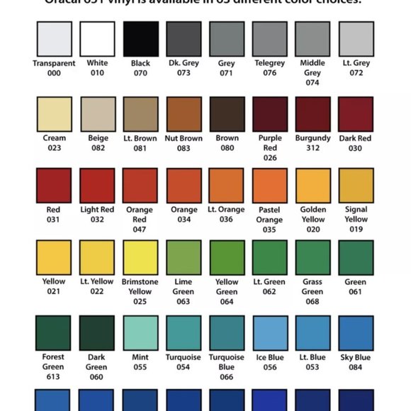 12" x 5 Feet RED Oracal 651 Cricut Hobby Craft Decal Vinyl Sticker - Picture 2 of 4